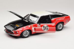 Ford Mustang Boss 302 #16 Bud Moore Engineering G. Follmer Trans-Am 1969 OEM 1:18 FORD006 Metal - imagen 2 de 8