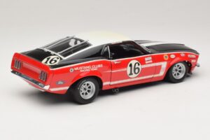 Ford Mustang Boss 302 #16 Bud Moore Engineering G. Follmer Trans-Am 1969 OEM 1:18 FORD006 Metal - imagen 3 de 8