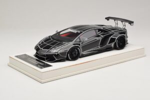 Lamborghini Aventador Liberty Walk TRON Negro Brillante JUC 1:18 J32-14 Resina