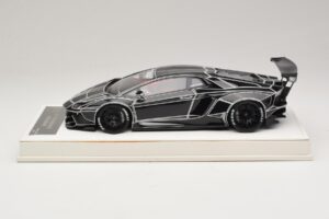 Lamborghini Aventador Liberty Walk TRON Negro Brillante JUC 1:18 J32-14 Resina - imagen 3 de 7