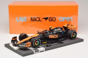 McLaren MCL60 #4 L. Norris 2nd Place Singapore GP 2023 Minichamps 1:18 537233404 Resina - imagen 7 de 7