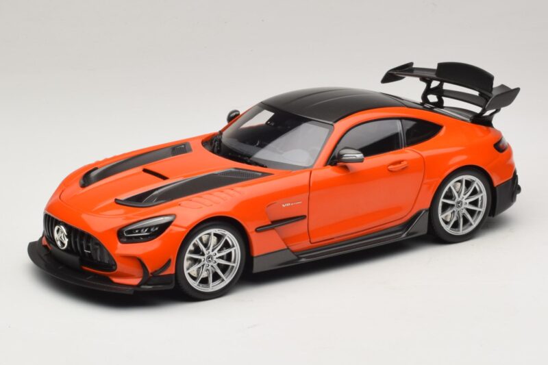 Mercedes AMG GT Black Series C190 Naranja con Llantas Plata Minichamps 1:18 110032024 Metal