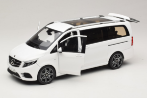 Mercedes V-Class W447 AMG Line Blanco Norev 1:18 183876 Metal - imagen 2 de 8