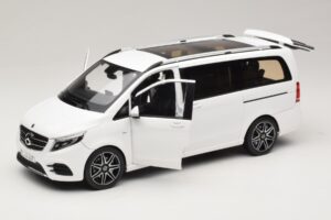 Mercedes V-Class W447 AMG Line Blanco Norev 1:18 183876 Metal - imagen 2 de 8
