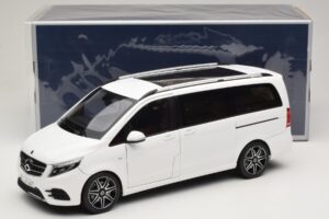 Mercedes V-Class W447 AMG Line Blanco Norev 1:18 183876 Metal - imagen 8 de 8
