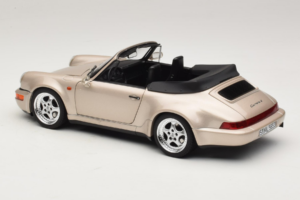 Porsche 911 964 Turbo Look Descapotable Zermatt Silver Norev 1:18 187140 Metal - imagen 7 de 8