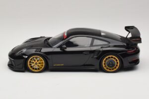 Porsche 911 992 GT3 RS Manthey Racing Negro con Llantas Doradas Minichamps 1:18 MR-911-GT3RS-1804 Metal - imagen 3 de 6