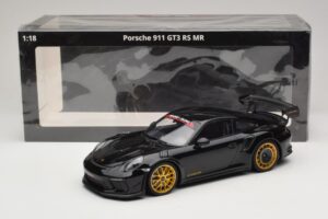 Porsche 911 992 GT3 RS Manthey Racing Negro con Llantas Doradas Minichamps 1:18 MR-911-GT3RS-1804 Metal - imagen 6 de 6
