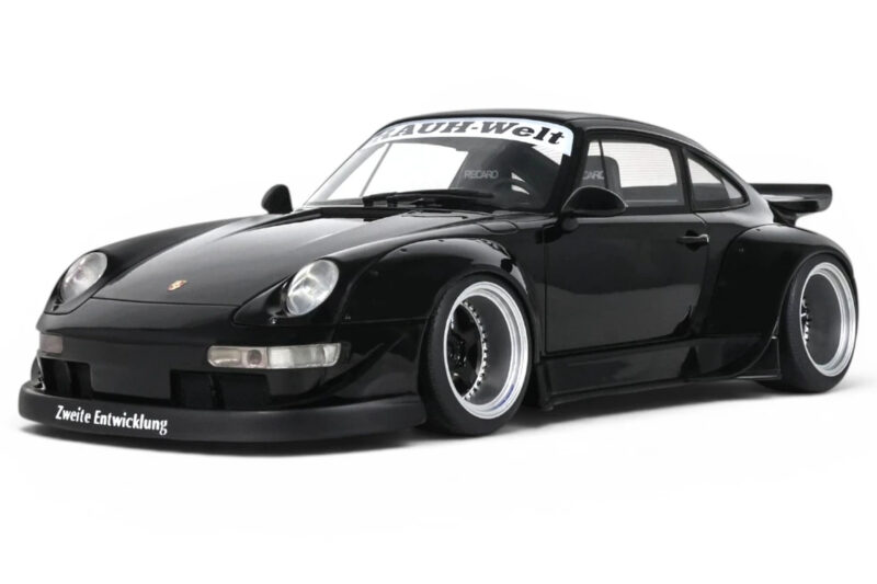Porsche 911 993 RWB Negro GT Spirit 1:18 GT587 Resina