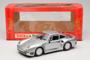 Porsche 959 Plata Tonka 1:18 22213 Metal - imagen 8 de 8