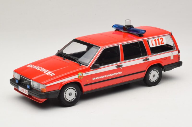 Volvo 740 GL Familiar Brandweer Grobbendonk Minichamps 1:18 155171795 Metal