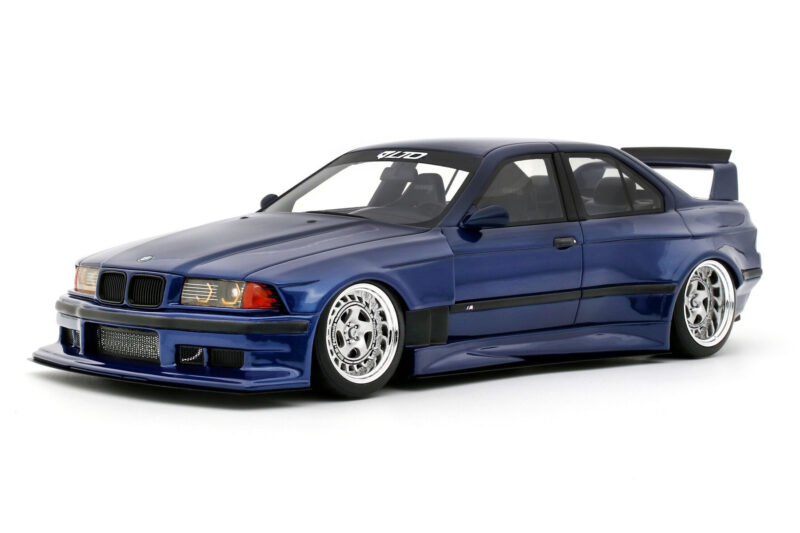 BMW E36 Khyzyl Saleem LTO Turbo Avus Blue Otto 1:18 OT1174 Resina