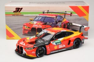 BMW M4 GT3 #31 Schubert Motorsport S. van der Linde Winner DTM Lausitzring 2022 Minichamps 1:18 113222031 Metal - imagen 8 de 8