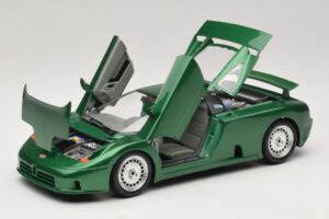 Bugatti EB110 Verde Metalizado Bburago 1:18 3003 Metal - imagen 2 de 8