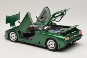 Bugatti EB110 Verde Metalizado Bburago 1:18 3003 Metal - imagen 5 de 8