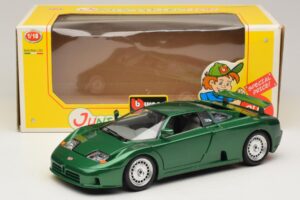 Bugatti EB110 Verde Metalizado Bburago 1:18 3003 Metal - imagen 8 de 8