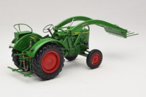 Deutz F2L 514 Tractor Cargador Frontal Verde Minichamps 1:18 109144071 Metal - imagen 2 de 6
