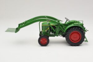 Deutz F2L 514 Tractor Cargador Frontal Verde Minichamps 1:18 109144071 Metal - imagen 3 de 6