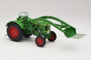 Deutz F2L 514 Tractor Cargador Frontal Verde Minichamps 1:18 109144071 Metal - imagen 4 de 6