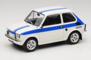 Fiat 126 Castrol Livery Blanco Azul MCG 1:18 MCG18666 Metal