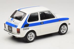 Fiat 126 Castrol Livery Blanco Azul MCG 1:18 MCG18666 Metal - imagen 2 de 6