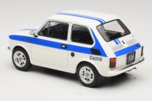 Fiat 126 Castrol Livery Blanco Azul MCG 1:18 MCG18666 Metal - imagen 5 de 6