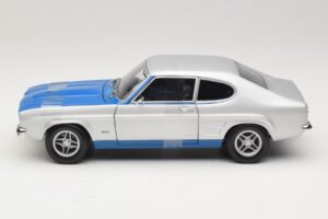 Ford Capri RS2600 Mk1 Silver Blue Minichamps 1:18 150089072 Metal - imagen 3 de 6