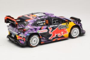 Ford Puma Rally1 #13 G. Munster / L. Louka Rally Monte Carlo 2025 IXO 1:18 18RMC231B Metal - imagen 2 de 6