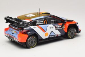 Hyundai i20 N Rally1 #1 T. Neuville / M. Wydaeghe Safari Rally Kenya 2025 IXO 1:18 18RMC247B Metal - imagen 2 de 6