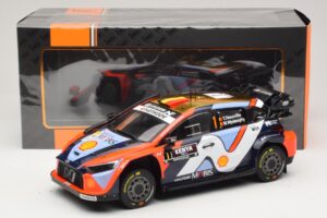 Hyundai i20 N Rally1 #1 T. Neuville / M. Wydaeghe Safari Rally Kenya 2025 IXO 1:18 18RMC247B Metal - imagen 6 de 6