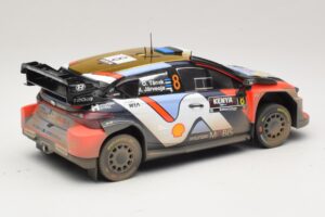 Hyundai i20 N Rally1 #8 O. Tanak / M. Jarveoja Safari Rally Kenya 2025 IXO 1:18 18RMC247A Metal - imagen 2 de 6