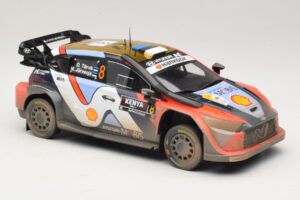 Hyundai i20 N Rally1 #8 O. Tanak / M. Jarveoja Safari Rally Kenya 2025 IXO 1:18 18RMC247A Metal - imagen 4 de 6