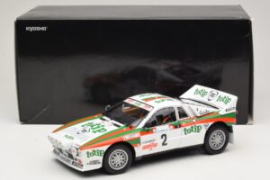 Lancia 037 #2 A. Bettega / M. Perissinot Rally San Marino 1984 Kyosho 1:18 08306F Metal - imagen 8 de 8
