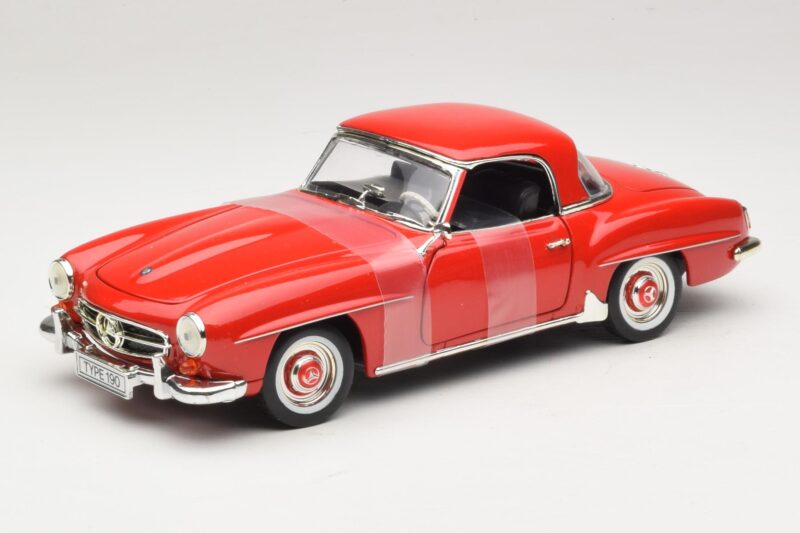Mercedes 190 SL W121 Cupé Rojo ERTL 1:18 7465 Metal
