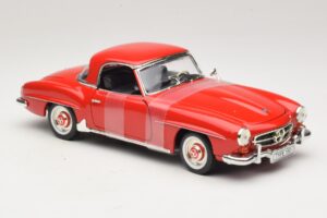 Mercedes 190 SL W121 Cupé Rojo ERTL 1:18 7465 Metal - imagen 4 de 6