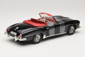 Mercedes 190 SL W121 Roadster Negro ERTL 1:18 7464 Metal - imagen 2 de 6