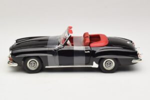 Mercedes 190 SL W121 Roadster Negro ERTL 1:18 7464 Metal - imagen 3 de 6