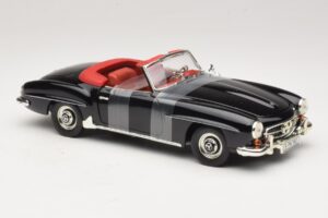 Mercedes 190 SL W121 Roadster Negro ERTL 1:18 7464 Metal - imagen 4 de 6