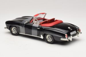 Mercedes 190 SL W121 Roadster Negro ERTL 1:18 7464 Metal - imagen 5 de 6