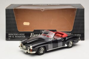 Mercedes 190 SL W121 Roadster Negro ERTL 1:18 7464 Metal - imagen 6 de 6