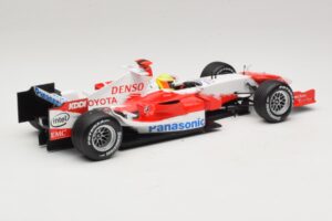 Panasonic Toyota Racing TF106 #12 R. Schumacher Presentation 2006 Minichamps 1:18 AM59553G Metal - imagen 2 de 6