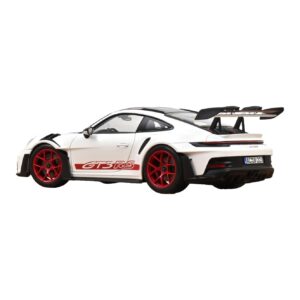 Porsche 911 992 GT3 RS Weissach Package Blanco Pyro Red Norev 1:18 187373 Metal - imagen 3 de 3