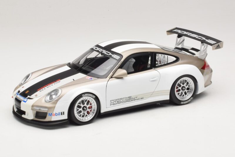 Porsche 911 997 GT3 Cup Blanco Con Rayas 2008 Minichamps 1:18 WAP0210130C Metal