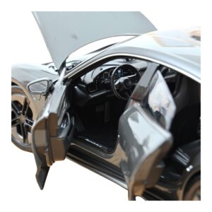 Porsche Taycan Turbo S Slate Grey Neo Norev 1:18 187654 Metal - imagen 4 de 5