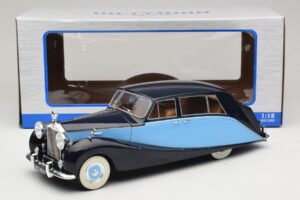 Rolls-Royce Silver Wraith Empress by Hooper Negro & Azul Oscuro MCG 1:18 MCG18051 Metal - imagen 6 de 6
