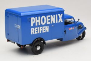 Tempo Hanseat Furgón de Tres Ruedas Phoenix Blue Minichamps 1:18 180099040 Metal - imagen 2 de 6