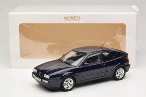 Volkswagen Corrado VR6 Aqua Blue Metallic Edición Limitada Norev 1:18 188660 Metal - imagen 8 de 8