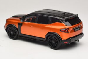 Dacia Duster Mk3 Redust Sport 4x2 Hybrid Metallic Orange Otto 1:18 OT1316 Resina - imagen 5 de 6