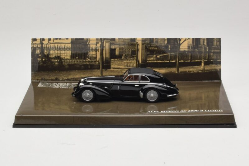Alfa Romeo 8C 2900B Lungo Negro Minichamps 1:43 436120421 Metal