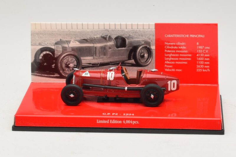 Alfa Romeo P2 #10 Rojo 1924 Minichamps 1:43 403241203 Metal